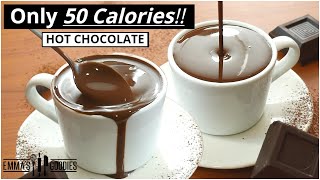 ONLY 50 Calories HOT CHOCOLATE  Creamy  Rich  AMAZING [upl. by Imoian]