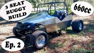 Custom DIY Side by Side by Side Buggy Build Part 2 [upl. by Ahgem]