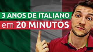 Como Aprender Italiano Básico ao Avançado em 21 minutos Comprovado [upl. by Sundin]