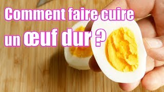 Comment faire cuire un oeuf dur  🥚 ASTUCE  Les bases en cuisine 👩‍🍳 [upl. by Thane]