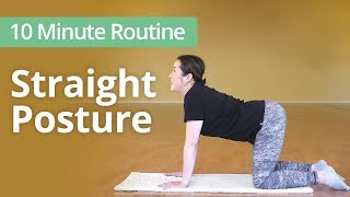 SPINE ALIGNMENT Exercises  10 Minute Daily Routines [upl. by Egnalos]