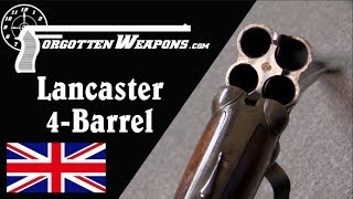 Lancaster FourBarrel Shotgun With DoubleAction Trigger [upl. by Adamik]