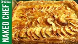 APPLE TART with PUFF PASTRY  How to Make easy recipe [upl. by Kreit]