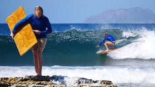 Creating amp SURFING a DIY Plywood Surfboard [upl. by Jonathon]