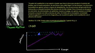 Thomas Malthus y el crecimiento poblacional  Khan Academy en Español [upl. by Odrawde]