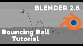 Blender 28 tutorial  Bouncing ball Animation [upl. by Westbrooke]