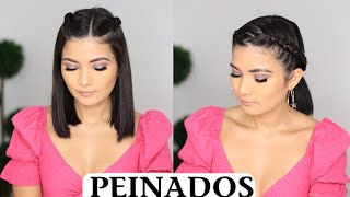 LOS PEINADOS MAS FACILES PARA CABELLO CORTO  Bessy Dressy [upl. by Tebasile690]