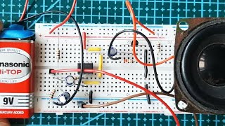 Simple Audio Amplifier with LM741 Opamp  Electronics project wth opamp [upl. by Retsae85]