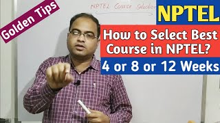 How to Select Best Course in NPTEL [upl. by Normandy183]