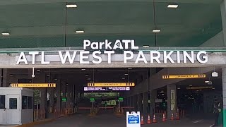 ATL West Parking Deck Atlanta Airport [upl. by Macnair]