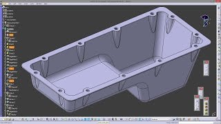 CATIA V5  PART DESIGN  DRAFT ANGLE [upl. by O'Neil]