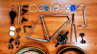 DREAM BUILD BIKE  vintage bianchi  road bike restoration project [upl. by Lamak]