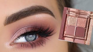 ColourPop SORBET Eyeshadow Quad  Pink amp Cool Toned Eye Makeup Tutorial [upl. by Duthie311]