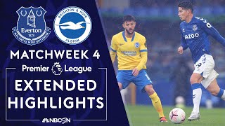 Everton v Brighton  PREMIER LEAGUE HIGHLIGHTS  1032020  NBC Sports [upl. by Nico860]