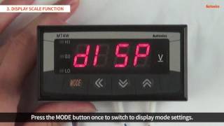 Autonics Tutorial  Digital Panel Meters MT4W Series [upl. by Ellenwahs775]