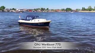 Te koop ONJ Werkboot 770 [upl. by Grane]