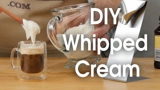 DIY whipped cream in 60 seconds [upl. by Fletch]