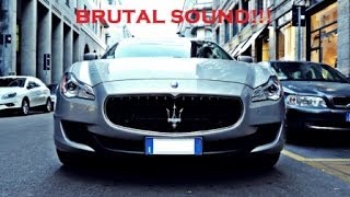 2014 Maserati Quattroporte GTS INSANE Sound Revs and Accelerations [upl. by Kra]