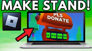 How To Make A Stand In Pls Donate [upl. by Tompkins]