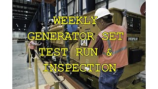 WEEKLY GENERATOR SET TEST RUN [upl. by Alyahsat990]