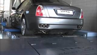 Maserati Quattroporte mit HMS Performance Klappenabgasanlage [upl. by Alekahs661]