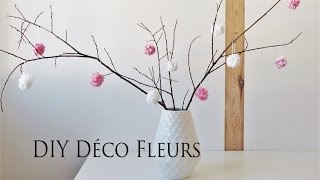 DIY Déco Fleurs en papier [upl. by Bordie]