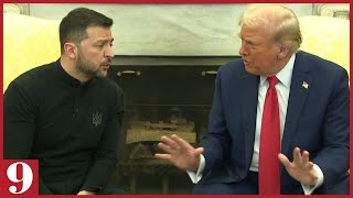 Trump And Zelensky Engage In A Heated White House Confrontation [upl. by Ardelle]