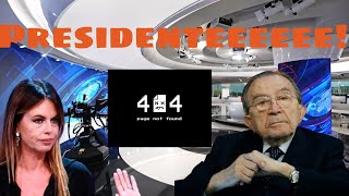 Andreotti malore in diretta Tv [upl. by Netsirt]