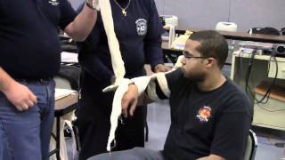 EMT Practical  Elbow Fracture [upl. by Ojoj]