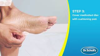 Dr Scholls  How To Use CLEAR Away® Wart Remover Plantar for Feet [upl. by Lynette]