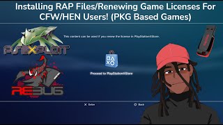 Installing RAP FilesRenewing Game Licenses For PS3 CFWHEN Users PKG Based Games [upl. by Aurelio140]