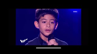 Ilan  Les feux d’artifice  Calogero  The Voice Kids [upl. by Auqinimod]