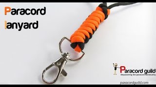 How to make a paracord lanyard [upl. by Jolda691]