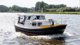 De Schiffart yachtcharter  Brûzer Bastiaan  Motorboot huren in Friesland [upl. by Corson]