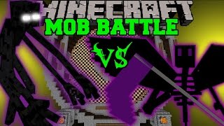 MUTANT ENDERMAN VS ENDER REAPER  Minecraft Mob Battles  Mods [upl. by Ewolram]