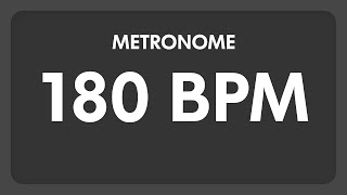 180 BPM  Metronome [upl. by Enihsnus349]