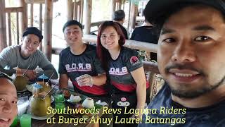 Southwoods Revs Laguna Riders at Burger Ahuy Laurel Batangas 03242024 [upl. by Hartill]