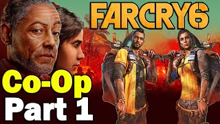 Far Cry 6 Co Op Campaign Part 1 Gameplay Progress Walkthrough  Understanding the enemy [upl. by Lucienne]