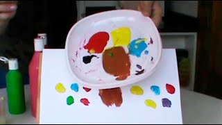 Cómo hacer color marrón Nuevo canal Pintar con Marta [upl. by Adnoyek]