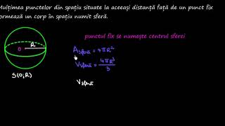 Sfera descriere formule  LectiiVirtualero [upl. by Sirref]