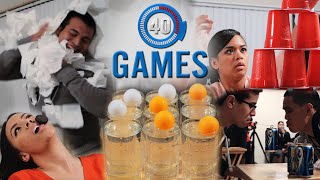 Minute to Win It Games The 40 Greatest Party Games PART 1 [upl. by Huggins]