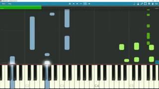 Lucifer knockin on heavens door  full version pianoTutorial  Synthesia [upl. by Mccutcheon]