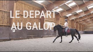 TUTO EQUITATION4 🐴  Le départ au galop [upl. by Naldo]