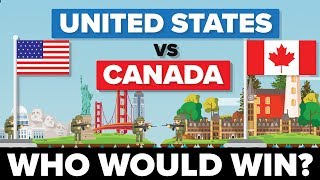 United States USA vs Canada  Who Would Win  Army  Military Comparison [upl. by Hijoung]