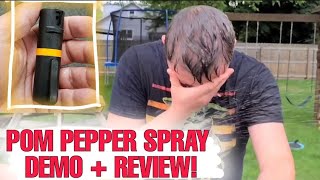 POM OC Pepper Spray Review  Tips amp Demonstration [upl. by Meng980]