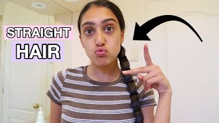 How to Straighten Your Hair WITHOUT A Hair Straightener [upl. by Jamnes]