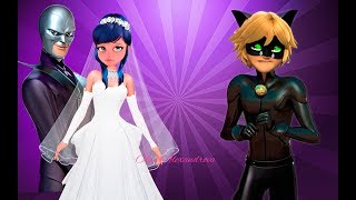 Miraculous Ladybug Hawk Moth and Marinette wedding New Episode 2017 [upl. by Leirda]