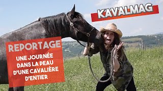 REPORTAGE  UNE JOURNÉE AVEC UNE CAVALIÈRE DÉTALON [upl. by Tichon]