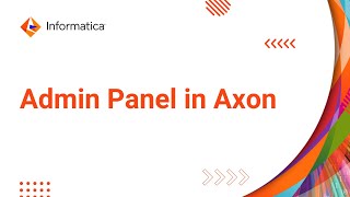 Overview Admin Panel in Axon [upl. by Sauls87]