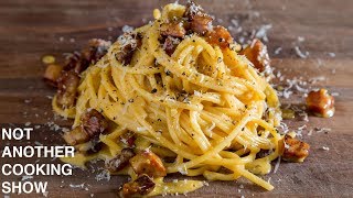 PERFECT SPAGHETTI CARBONARAthe easy way [upl. by Penrose852]